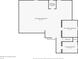 Detailed floor plan showcasing layout of the basement at 7060 N Park Ave, Indianapolis, IN 46220
