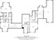 Second floor floor plan showcasing layout of bedrooms, bathrooms, closets, laundry, and attic at 7406 N Washington Blvd, Indianapolis, IN 46240