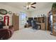 Study/Bedroom featuring carpet, closet, and a nice view at 8644 S Tibbs Ave, Indianapolis, IN 46217