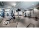 Spacious gym featuring state-of-the-art equipment, treadmills, and weight-lifting stations at 1111 Cavendish Dr, Carmel, IN 46032