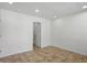 Neutral room with tile floor and recessed lighting with a large closet at 1111 Cavendish Dr, Carmel, IN 46032