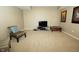 Finished basement area with neutral carpet, recessed lighting and entertainment area at 11727 Wedgeport Ln, Fishers, IN 46037