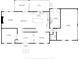 Floor plan highlighting kitchen, breakfast nook, and living room, and laundry at 13868 Broad Mdw, Carmel, IN 46032