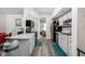 Efficient kitchen with a breakfast bar and modern finishes at 1446 N Illinois St, Indianapolis, IN 46202
