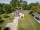 Aerial view of home showcasing the property, landscaping and manicured lawn at 16226 Montrose Ln, Westfield, IN 46074