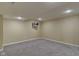 Unfurnished basement with carpet, neutral walls, and recessed lighting at 18711 Crestline Ct, Noblesville, IN 46060