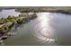 Expansive aerial view of lakefront homes, featuring docks and lake access for recreational activities at 1940 Stringtown Pike, Cicero, IN 46034