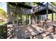 Outdoor deck area with access to the backyard through sliding glass doors at 1940 Stringtown Pike, Cicero, IN 46034
