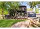 Spacious backyard with a well-maintained lawn, ideal for outdoor activities and gatherings at 1940 Stringtown Pike, Cicero, IN 46034