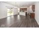 Well lit kitchen featuring hardwood floors, stainless steel appliances, and a center island at 2780 Cormorant Dr, Greenwood, IN 46143