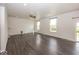 Spacious living room with hardwood floors, recessed lighting, and a ceiling fan at 2780 Cormorant Dr, Greenwood, IN 46143