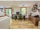 Bright home office space with natural light, modern desk, and stylish decor at 3273 Bailey Dr, Morgantown, IN 46160