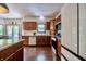 Modern kitchen features custom cabinets, tiled backsplash, and stainless steel appliances at 3273 Bailey Dr, Morgantown, IN 46160