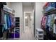 Large walk-in closet with ample storage space and convenient shelving at 3622 S Setting Sun Ln, New Palestine, IN 46163