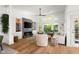 Bright living room featuring a modern fireplace, built-in shelving, and comfortable seating with natural light at 3781 S Station Dr, Columbus, IN 47203