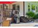 Outdoor patio featuring a stainless steel grill and patio furniture at 3781 S Station Dr, Columbus, IN 47203