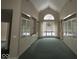 Dining room featuring built-in cabinets, ample lighting and large window at 3917 Knoll Wood Ln, Anderson, IN 46011