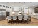 Spacious kitchen featuring a large granite island, stainless steel appliances, and custom cabinetry at 4242 Watson Rd, Greenwood, IN 46143