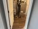 Mechanical area of basement with modern hot water heater and HVAC system at 450 Columbia Ct, Greenwood, IN 46142