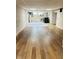 View of spacious basement with mixed concrete and laminate flooring ready for finishing at 4850 E University Ave, Indianapolis, IN 46201