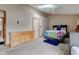 Bright bedroom with skylight, vaulted ceilings, and ample closet space at 5372 Bay Harbor Dr, Indianapolis, IN 46254