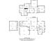 Combined floor plan view of all levels, showing total home layout and room dimensions at 6575 Robin Hood Dr, Indianapolis, IN 46227