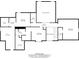 Detailed floor plan of the second floor layout, featuring multiple bedrooms and walk-in closets at 6575 Robin Hood Dr, Indianapolis, IN 46227