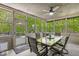Charming sunroom with multiple windows providing natural light and views of the surrounding greenery at 7421 Meadow Violet Ct, Avon, IN 46123