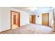 Large bedroom with multiple entryways, providing versatile space for relaxation and privacy at 7937 Bentley Commons Dr, Indianapolis, IN 46259