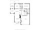Home floor plan with room layouts and design features at 7937 Bentley Commons Dr, Indianapolis, IN 46259