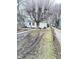 Exterior view of a house showing the backyard with a large tree at 834 N Temple Ave, Indianapolis, IN 46201