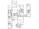 Detailed floor plan showing the layout of a home with multiple bedrooms and living areas at 963 Apryl Dr, Greenwood, IN 46143