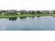Scenic aerial view of neighborhood homes overlooking a serene pond at 12052 Northface Dr, Noblesville, IN 46060