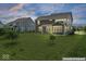 Spacious backyard with a well-manicured lawn, ideal for relaxation and recreation at 12052 Northface Dr, Noblesville, IN 46060