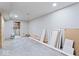 Unfinished basement featuring concrete flooring and walls partially covered with drywall at 12052 Northface Dr, Noblesville, IN 46060