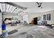 Spacious garage featuring ample room for parking and storage at 12945 E 100 N, Columbus, IN 47203