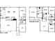 Detailed floor plan showing the layout of both the first and second floors of the home at 1534 Trichel Dr, Greenwood, IN 46143