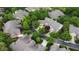 Picturesque neighborhood with mature trees and well-maintained houses at 1614 Rosebud Ln # 83, Greenwood, IN 46143
