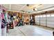 Spacious garage featuring ample storage space and an automatic door at 18258 Rickety Dr, Westfield, IN 46074