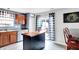 Modern kitchen featuring wooden cabinets, stainless steel appliances, and a center island at 18258 Rickety Dr, Westfield, IN 46074