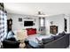 Inviting living room with stylish decor, comfortable seating, and a cozy atmosphere for relaxation at 18258 Rickety Dr, Westfield, IN 46074
