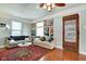 Bright living room with stylish decor, comfortable sofas, and large windows at 1867 Barth Ave, Indianapolis, IN 46203