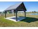 Community gazebo overlooking pond and fountain in neighborhood, with plenty of green space and walking paths at 2039 Quail West Dr, Danville, IN 46122