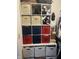 Well-organized closet with shelves and storage bins for efficient storage solutions at 310 Styleline Dr, Mooresville, IN 46158