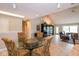 Bright, open living room with vaulted ceilings and lots of natural light at 3430 Bay Road South Dr, Indianapolis, IN 46240