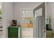 Mudroom leads to a back deck and fenced yard at 3614 Guilford Ave, Indianapolis, IN 46205