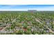 An aerial view of a residential neighborhood near Downtown Irvington at 405 N Drexel Ave, Indianapolis, IN 46201