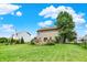 Enjoy your private yard, complete with a deck, green grass and a fence at 5523 Gainesway Dr, Greenwood, IN 46142