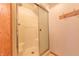 Modern walk-in shower with glass door, offering a sleek and stylish bathing experience at 6039 Chinkapin Dr, Columbus, IN 47201