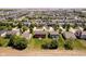 An aerial view showcasing the home within its well-planned community at 6212 N Woods Edge Dr, McCordsville, IN 46055